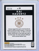 2025-26 Donruss Road to FIFA World Cup Kai Havertz Optic Pink Ice 2/25