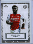 2024-25 Topps UEFA Deco Bukayo Saka Current Stars