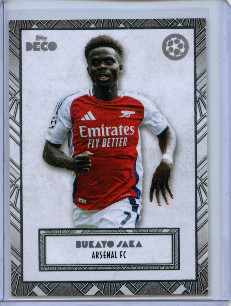2024-25 Topps UEFA Deco Bukayo Saka Current Stars