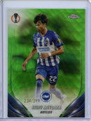 2023-24 Topps Chrome UEFA Kaoru Mitoma Neon Green Wave 234/399