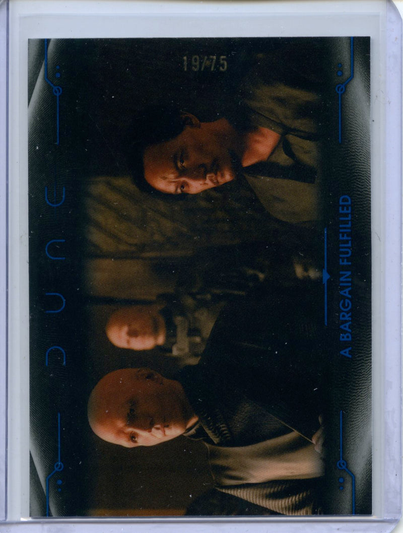 2024 Topps Dune Chrome A Bargain Fulfilled Caladan Blue 19/75