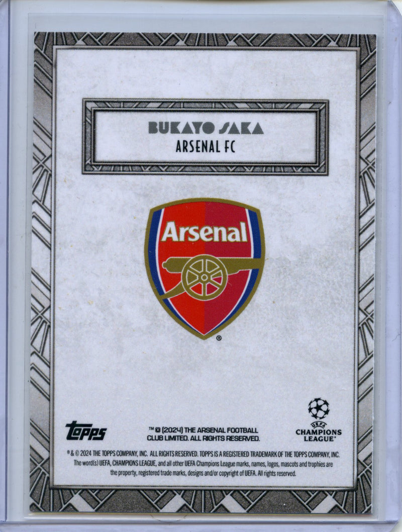 2024-25 Topps UEFA Deco Bukayo Saka Current Stars