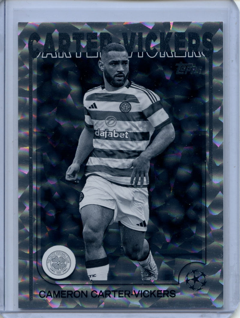 2024-25 Topps UEFA Club Competitions Cameron Carter-Vickers Black & White Icy 97/150
