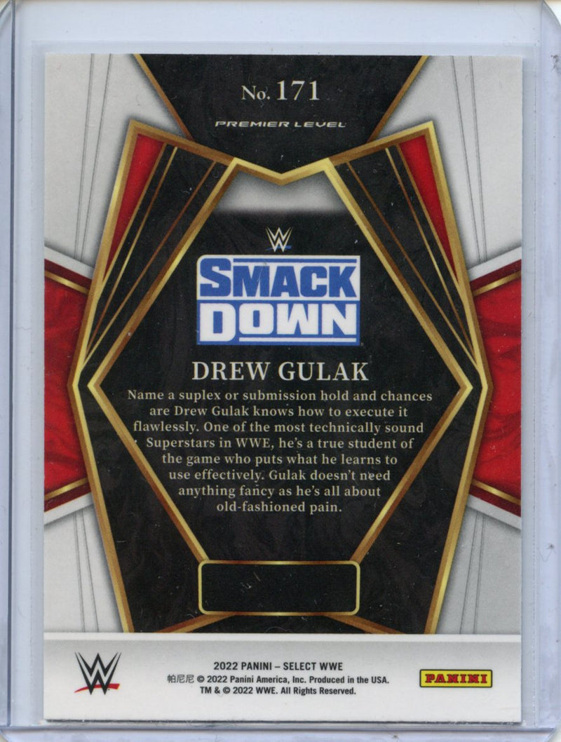 2022 Panini Select WWE Drew Gulak Premier Level