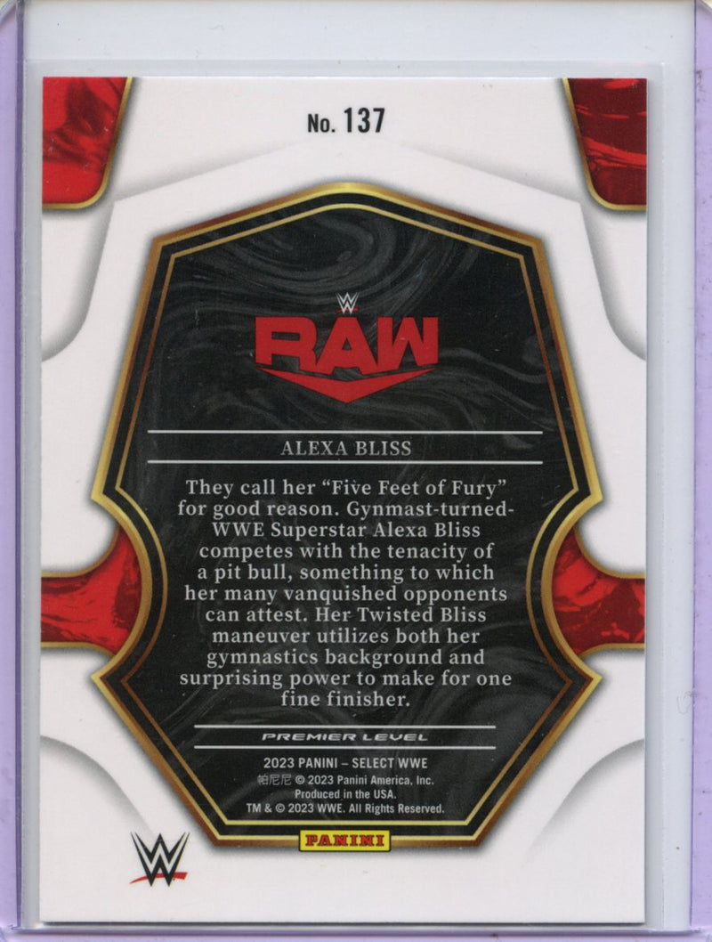 2023 Panini Select WWE Alexa Bliss Premier Level
