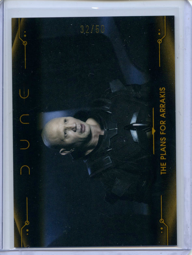 2024 Topps Dune Chrome The Plans For Arrakis Gold 32/50