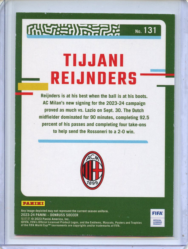 2023-24 Donruss FIFA Tijjani Reijinders Green 1/5