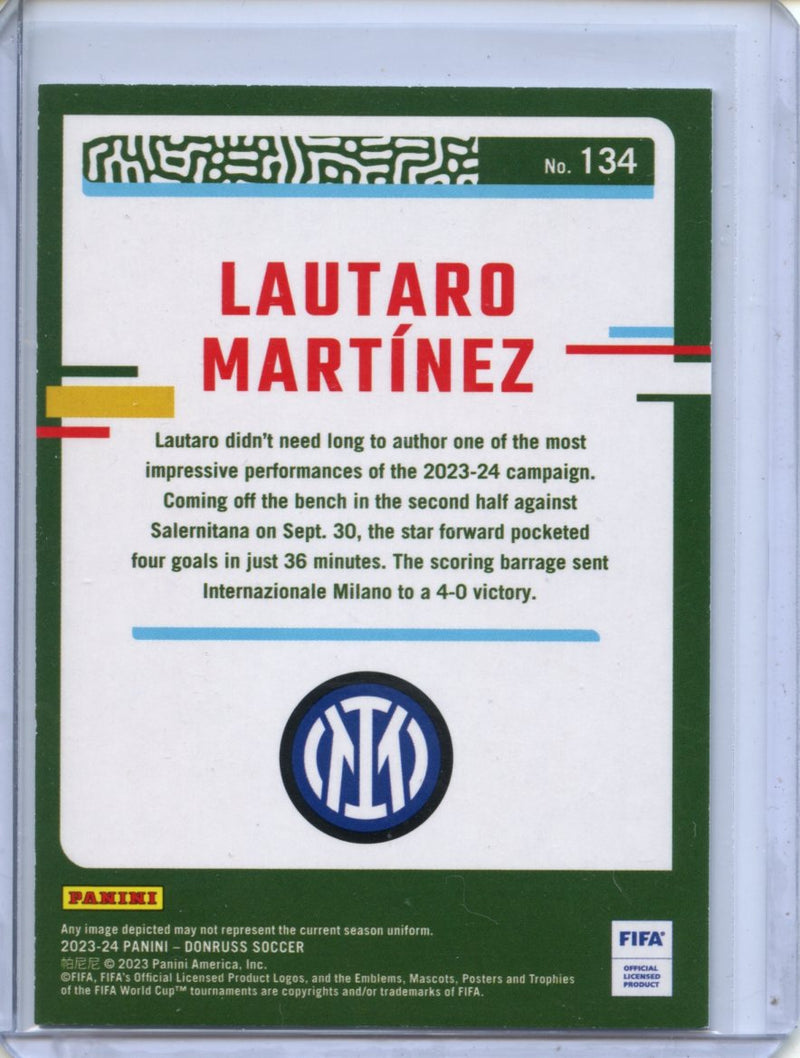 2023-24 Donruss FIFA Lautaro Martinez Silver