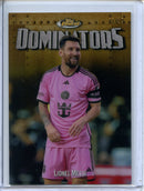 2024 Topps Finest MLS Lionel Messi Dominators Gold 11/50