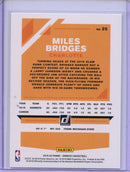 2019-20 Panini Donruss Miles Bridges Green Flood