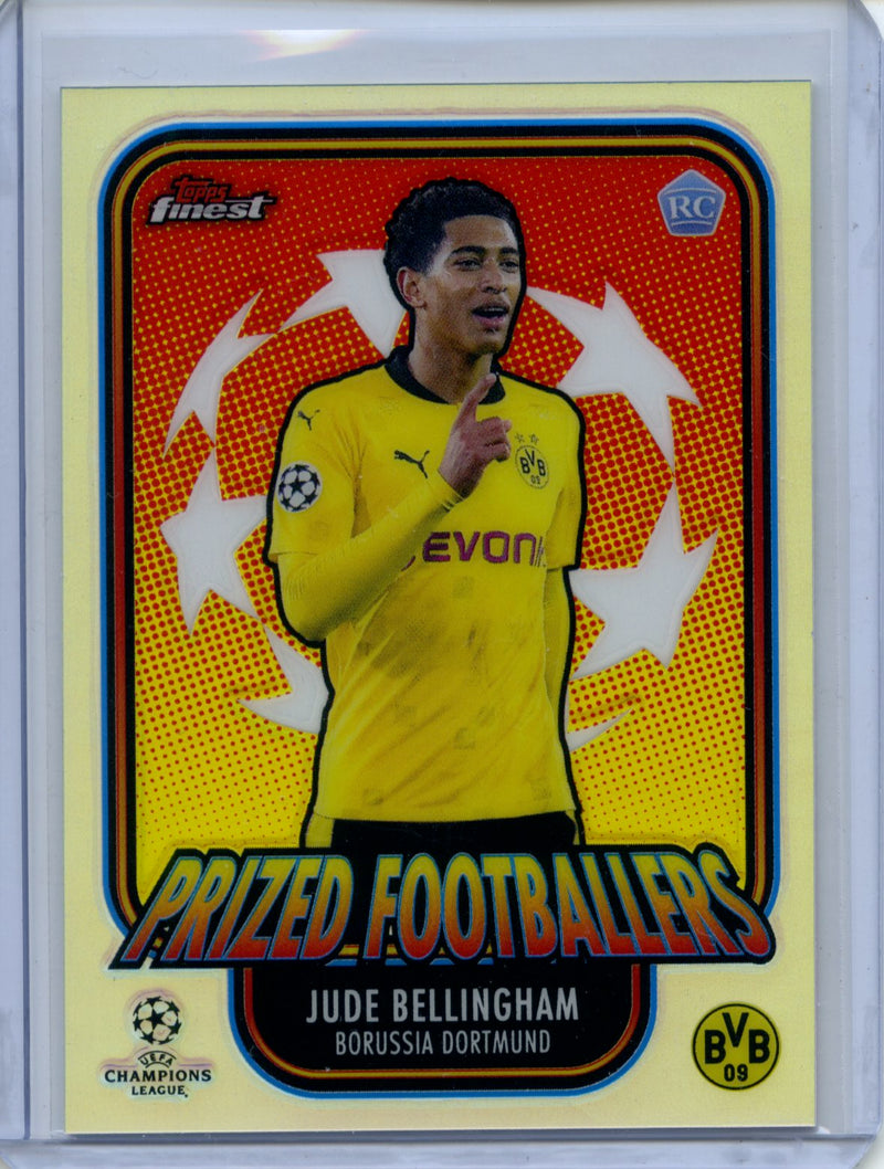 2020-21 Topps Finest UEFA Jude Bellingham Prized Footballers