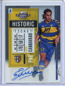 2020-21 Chronicles Fabio Cannavaro Historic Rookie Ticket Autographs 46/199