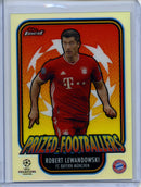 2020-21 Topps Finest UEFA Champions League Soccer Robert Lewandowski Prized Footballers