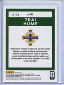 2025-26 Donruss Road to FIFA World Cup Trai Hume Optic Orange Ice 21/99