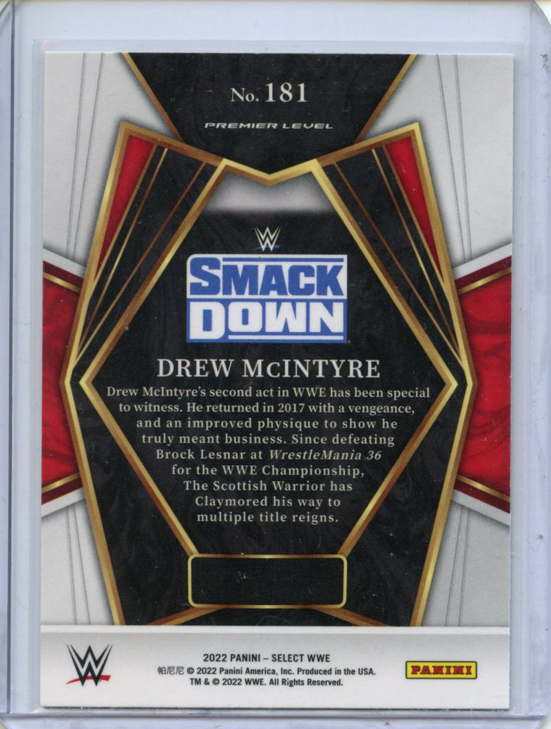 2022 Panini Select WWE Drew McIntyre Premier Level