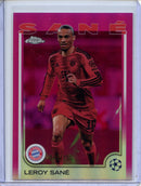 2024-25 Topps Chrome UEFA Club Comps Leroy Sane Pink 43/250