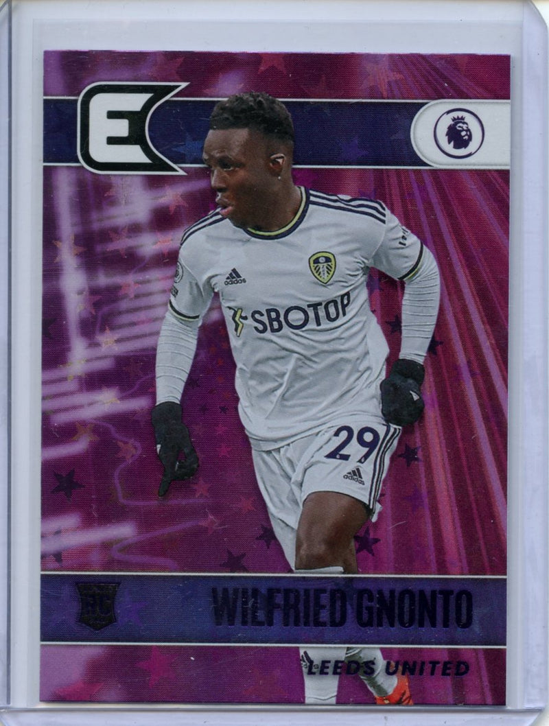 2022-23 Panini Chronicles Soccer Wilfried Gnonto Essentials Purple Astro