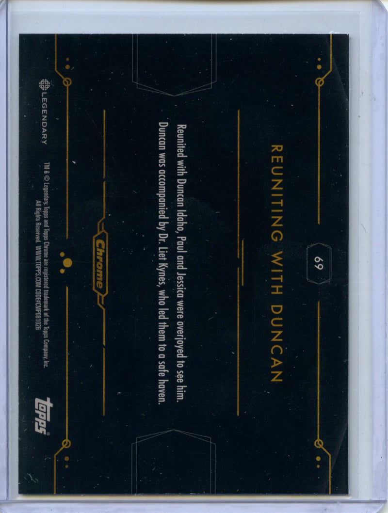 2024 Topps Dune Chrome Reuniting With Duncan Aqua Lava 9/175