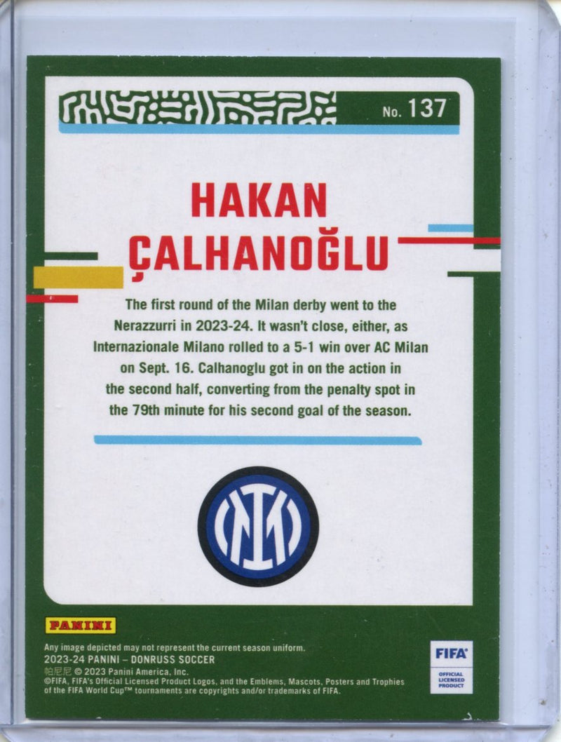 2023-24 Donruss FIFA Hakan Calhanoglu Silver