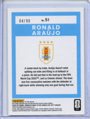 2025-26 Donruss Road to FIFA World Cup Ronald Araujo Optic Orange Ice 4/99