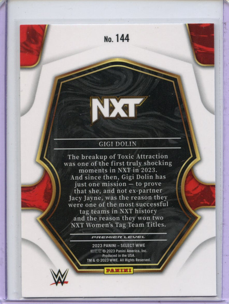 2023 Panini Select WWE Gigi Dolin Premier Level
