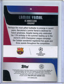 2025-26 Topps Chrome UEFA Club Comps Lamine Yamal