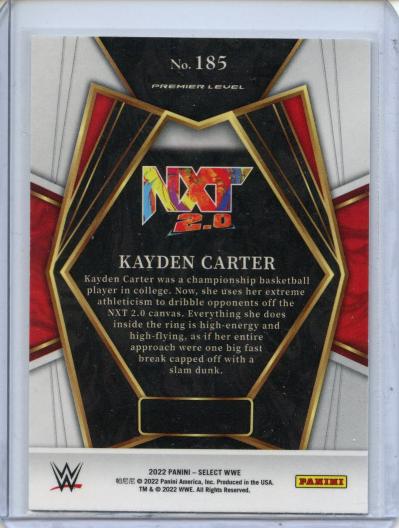 2022 Panini Select WWE Kayden Carter Premier Level