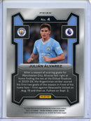 2023-24 Prizm Premier League Julian Alvarez Tiger Stripe Choice