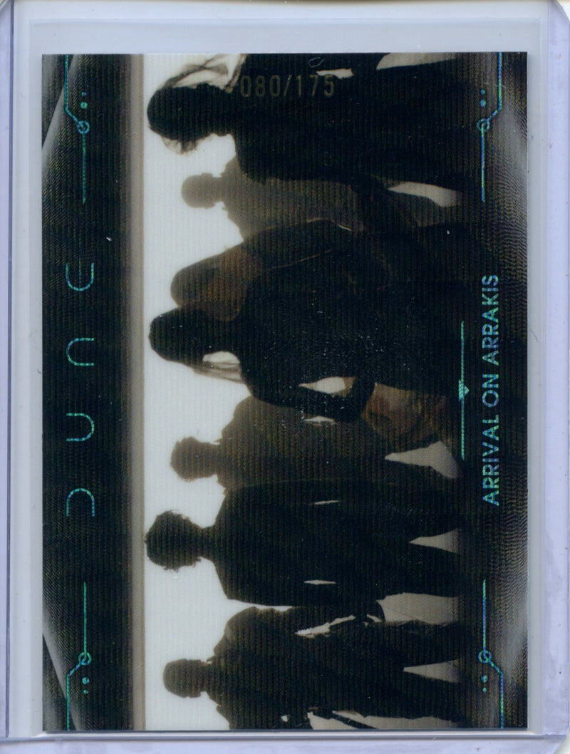 2024 Topps Dune Chrome Arrival On Arrakis Aqua Lava 80/175