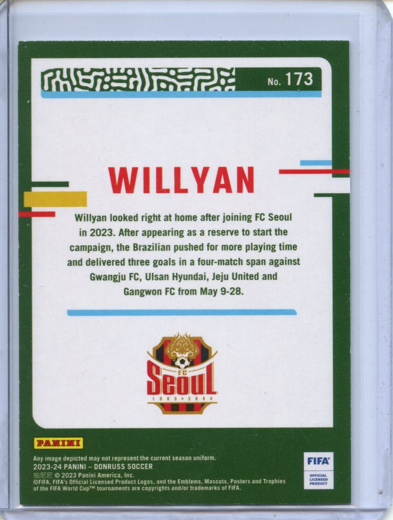 2023-24 Donruss FIFA Willyan Silver