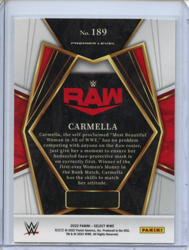 2022 Panini Select WWE Carmella Premier Level