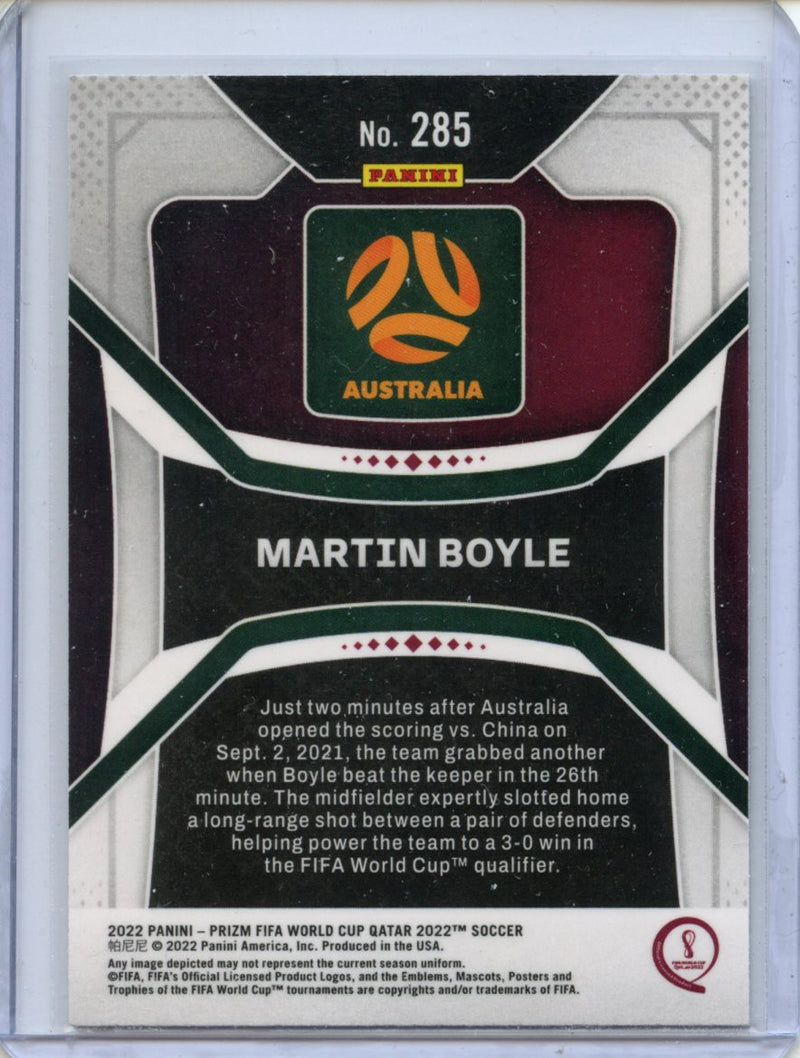 2022 Panini Prizm FIFA World Cup Qatar Martin Boyle