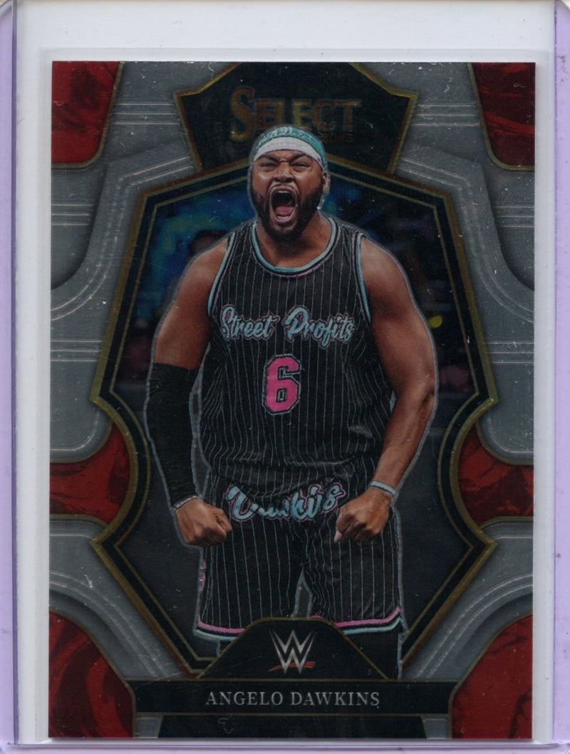 2023 Panini Select WWE Angelo Dawkins Premier Level