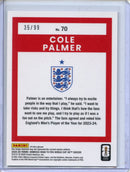 2025-26 Donruss Road to FIFA World Cup Cole Palmer Optic Orange Ice 35/99