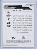 2023-24 Topps UEFA CC Kaka Historic Hat Tricks