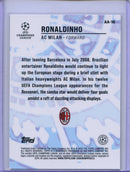 2023-24 Topps Merlin UEFA Ronaldinho Ageless Alchemy