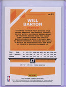 2019-20 Panini Donruss Will Barton Green Flood