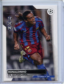 2023-24 Topps UEFA CC Ronaldinho Historic Hat Tricks