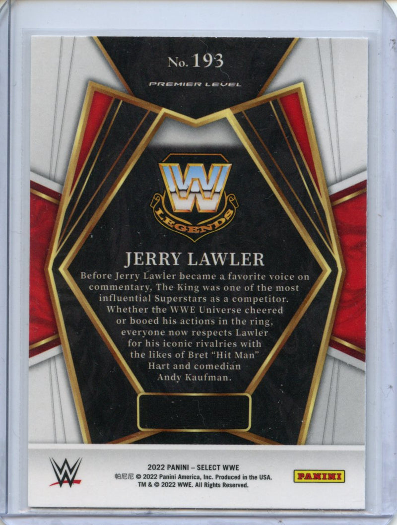 2022 Panini Select WWE Jerry Lawler Premier Level