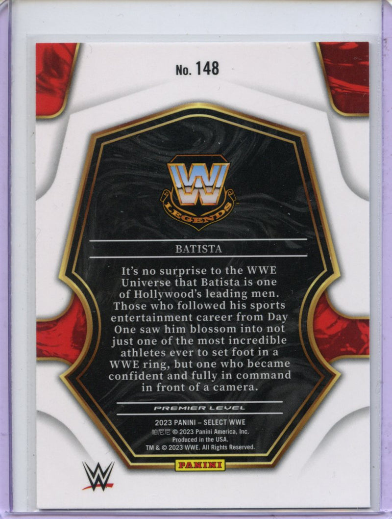 2023 Panini Select WWE Batista Premier Level