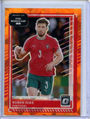 2025-26 Donruss Road to FIFA World Cup Ruben Dias Optic Orange Ice 24/99