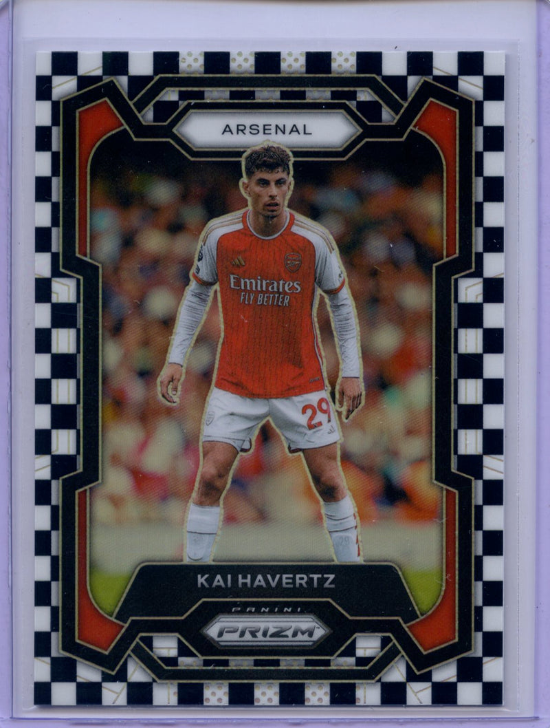 2023-24 Prizm Premier League Kai Havertz Black And White Checker
