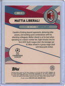 2024-25 Topps Merlin UEFA Club Comps Mattia Liberali Merlin’s Chosen One Gold Mojo 3/50