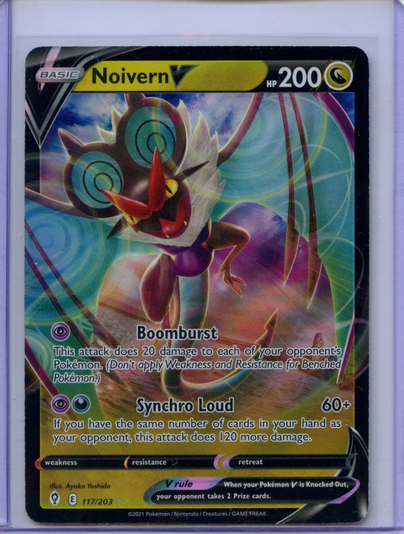 Pokemon TCG Evolving Skies Noivern V 117/203 Pokemon TCG Evolving Skies Noivern V 117/203