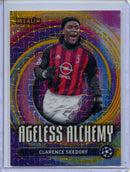 2024-25 Topps Merlin UEFA Club Comps Clarence Seedorf Ageless Alchemy Gold Mojo 20/50