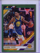 2019-20 Panini Donruss Quinn Cook Green Flood