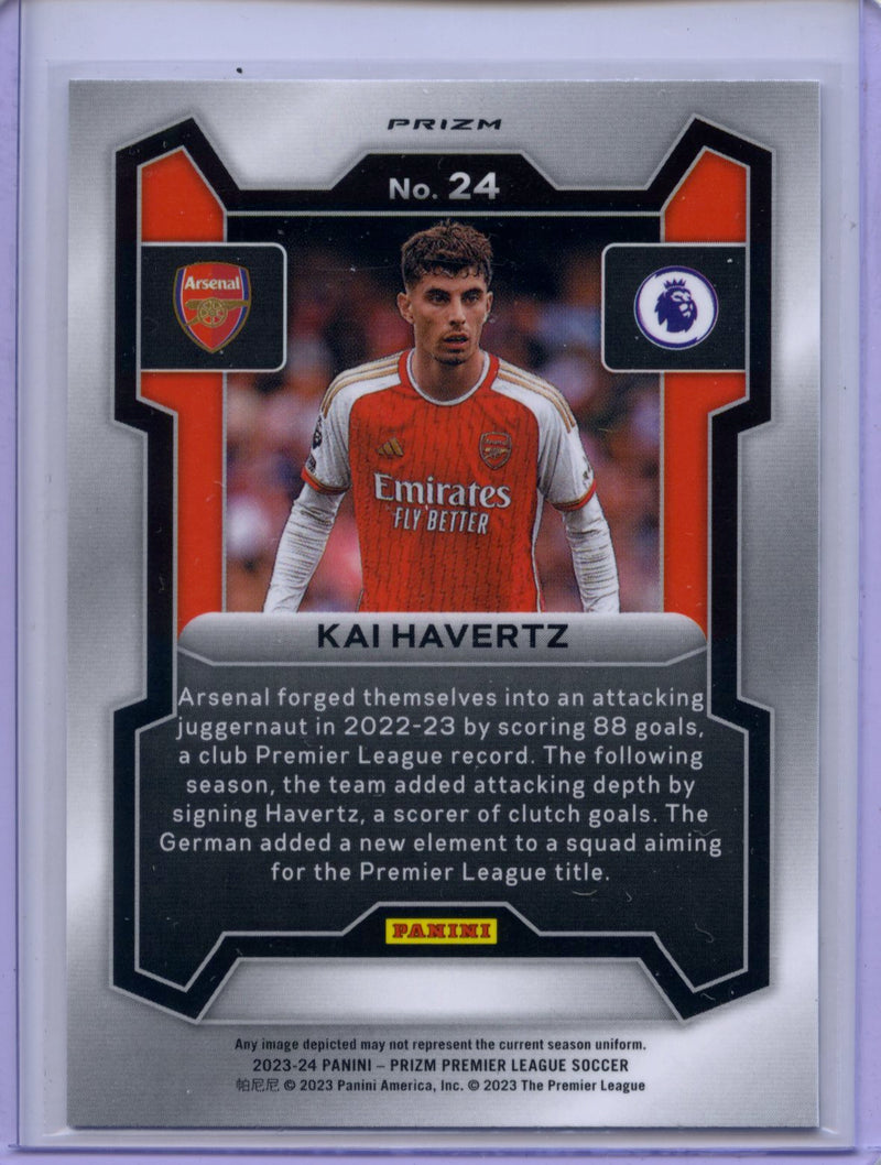 2023-24 Prizm Premier League Kai Havertz Black And White Checker
