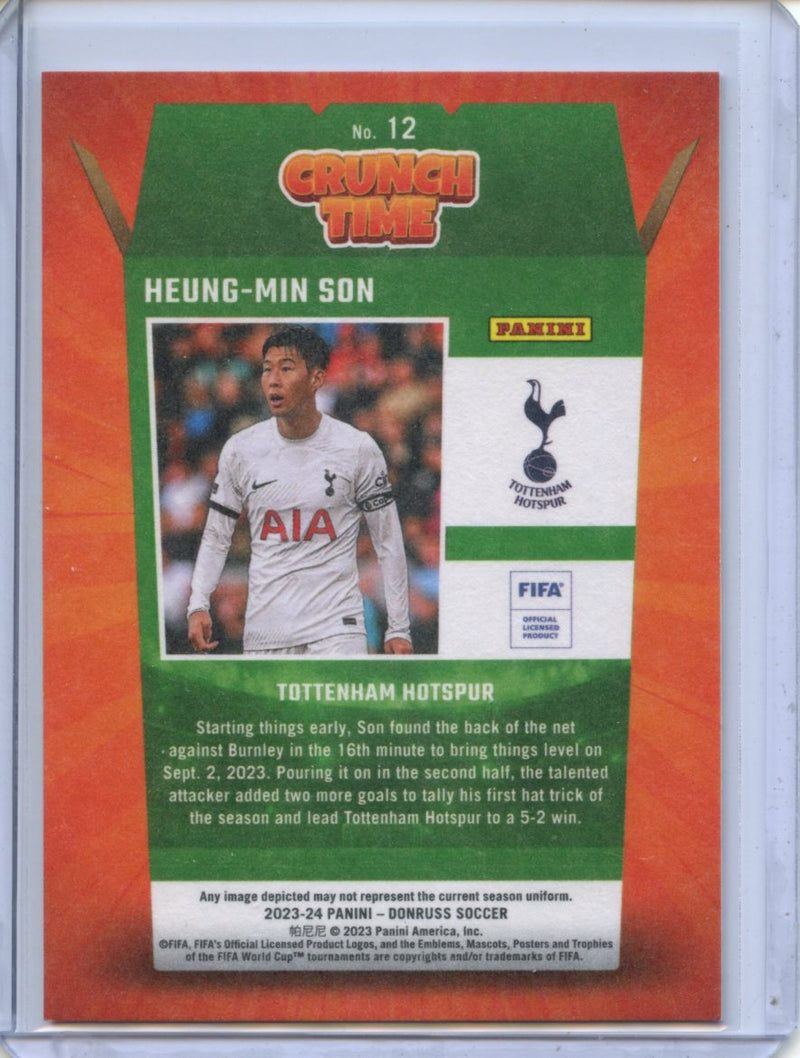 2023-24 Donruss FIFA Heung-Min Son Crunch Time Silver