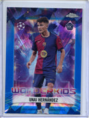 2024-25 Topps Chrome Sapphire UEFA Club Comps Unai Hernández Wonderkids