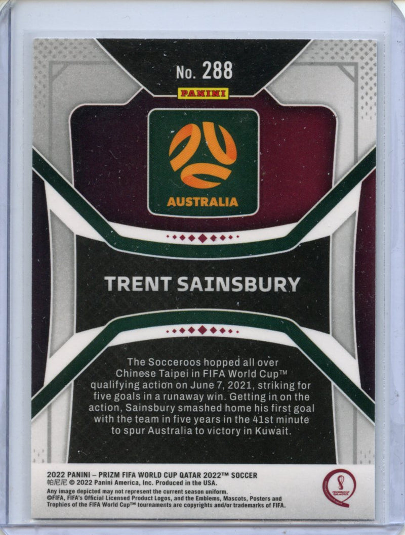 2022 Panini Prizm FIFA World Cup Qatar Trent Sainsbury